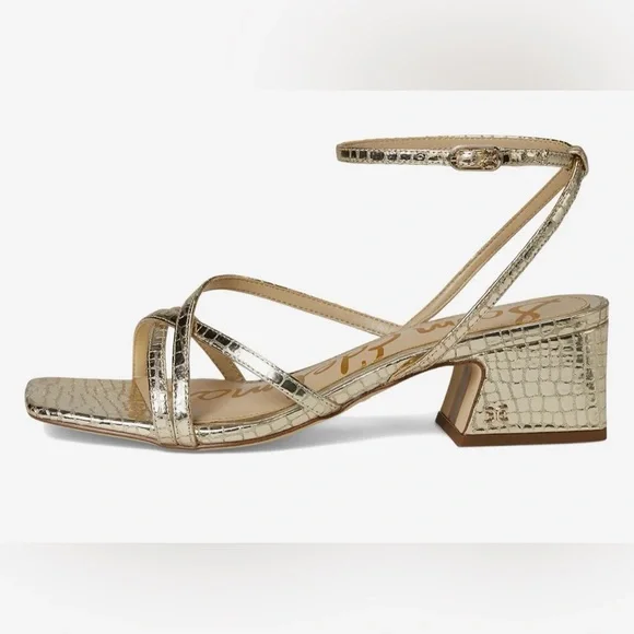 Sam Edelman Metallic Block Heel Sandals

Whitley - Picture 4 of 13